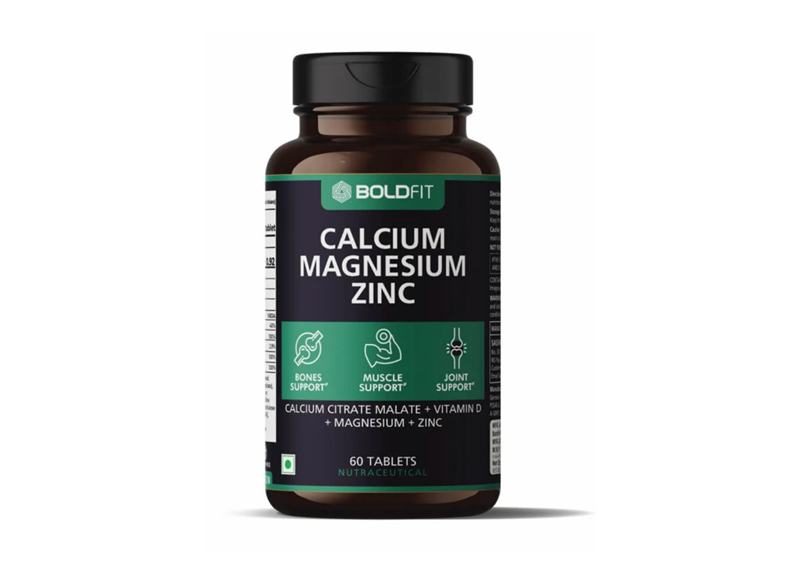 Boldfit calcium magnesium zinc tablets