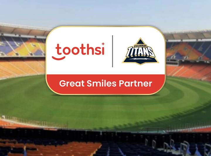 toothsi becomes the ‘Great Smile Partner’ for the Gujarat Titans in their debut IPL season
