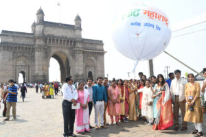 Dr Sunita Dube launch Balloon Festival & Fit Maharashtra at Gateway of India