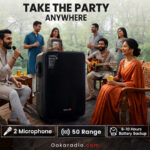 Ooka Audio DT 2 Trolley Speaker The Ultimate Portable Sound Solution.