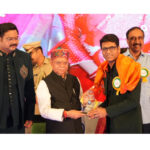 Sridhar Peddireddy, Founder & CEO of Renova Hospitals Receiving Award from Governor of Telangana, Shiv Pratap Shukla